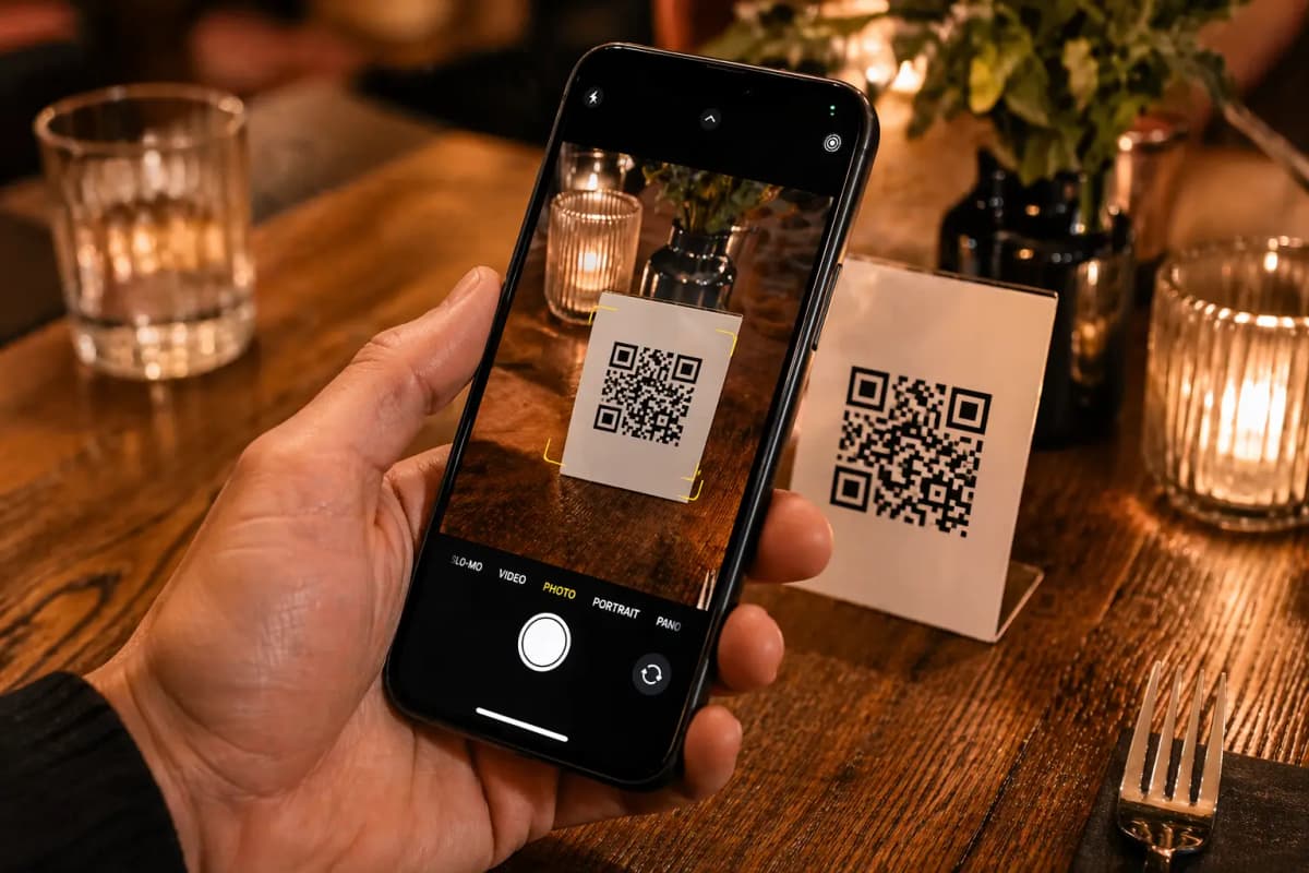 QR code restaurant menu